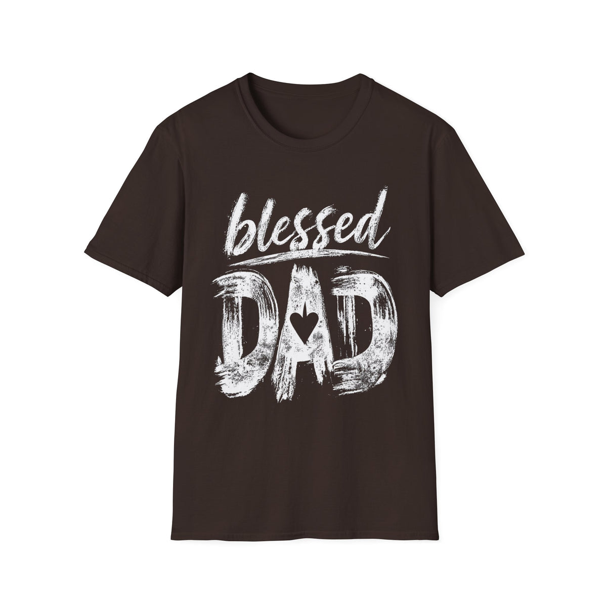 Blessed Mom T‑Shirt — Vintage Script 'Blessed Mom' Graphic Tee