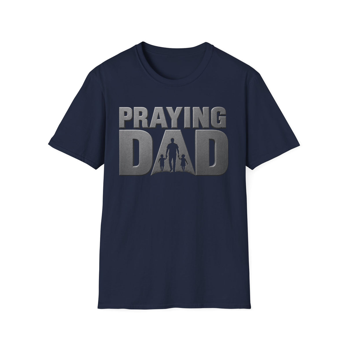 Praying Dad™ Christian T-Shirt | Faith-Based Father's Shirt | Christian Dad Gift