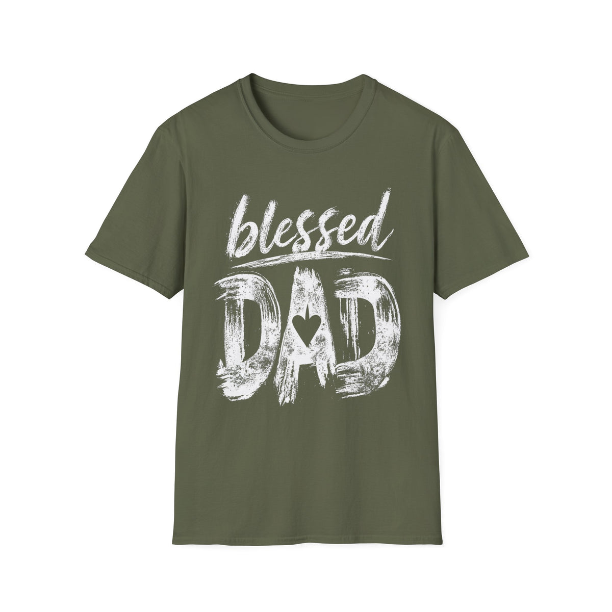Blessed Mom T‑Shirt — Vintage Script 'Blessed Mom' Graphic Tee