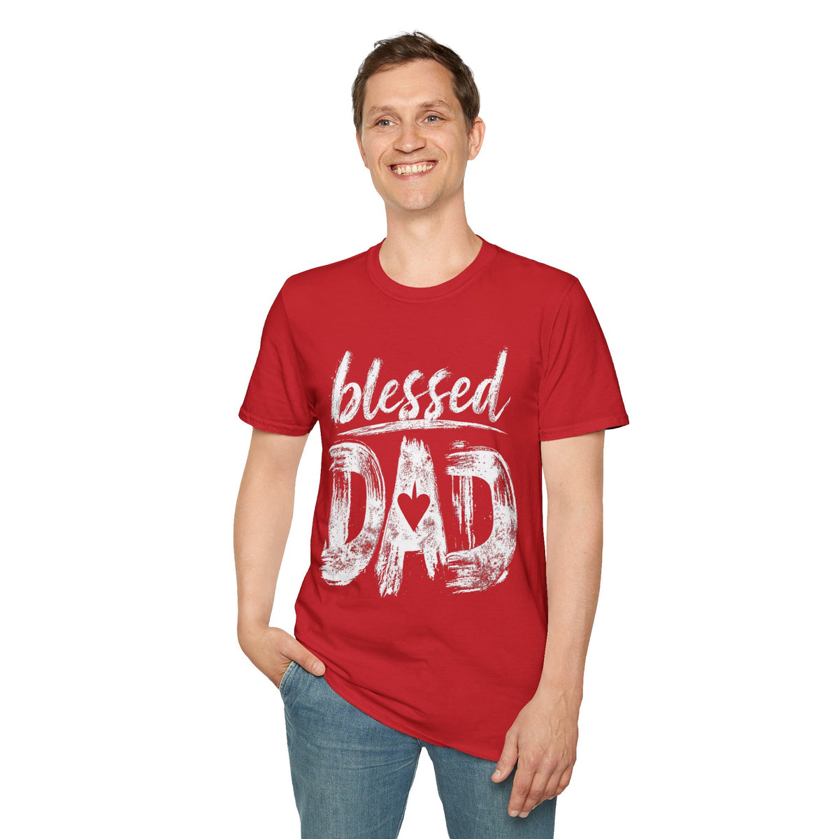 Blessed Mom T‑Shirt — Vintage Script 'Blessed Mom' Graphic Tee