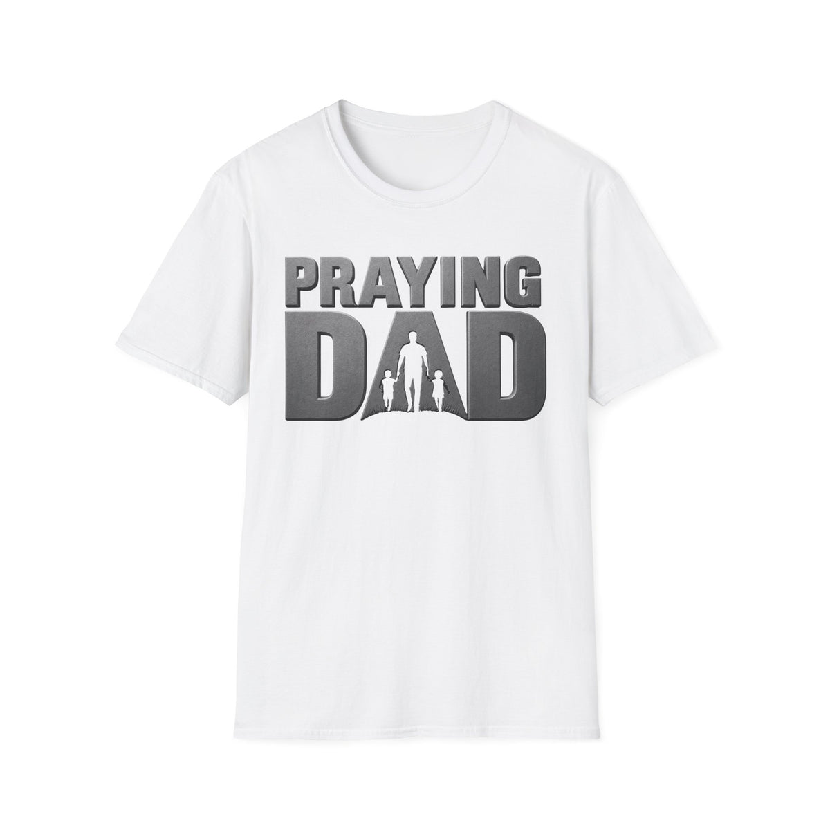 Praying Dad™ Christian T-Shirt | Faith-Based Father's Shirt | Christian Dad Gift