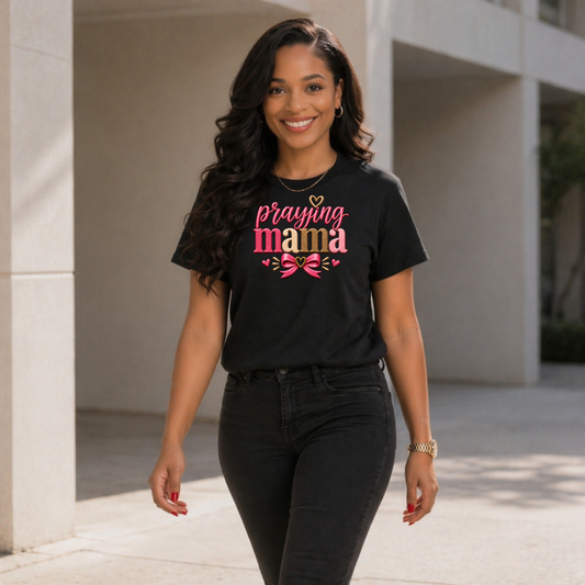 Praying Mama Christian T-Shirt